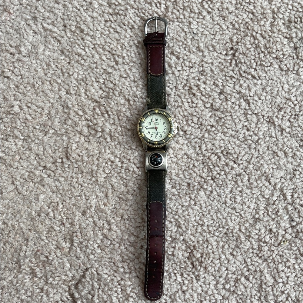 Kathy Ireland Black and Brown Women's Watch